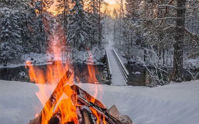Winter Campfire